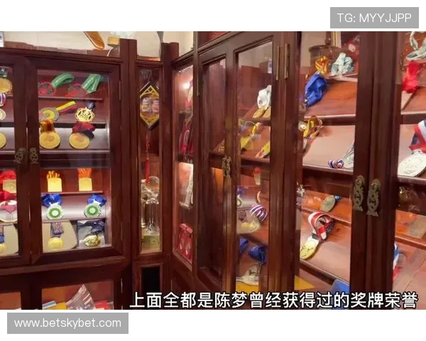 陈梦家的冰箱里塞满了冠军奖杯，饮料都没地儿放